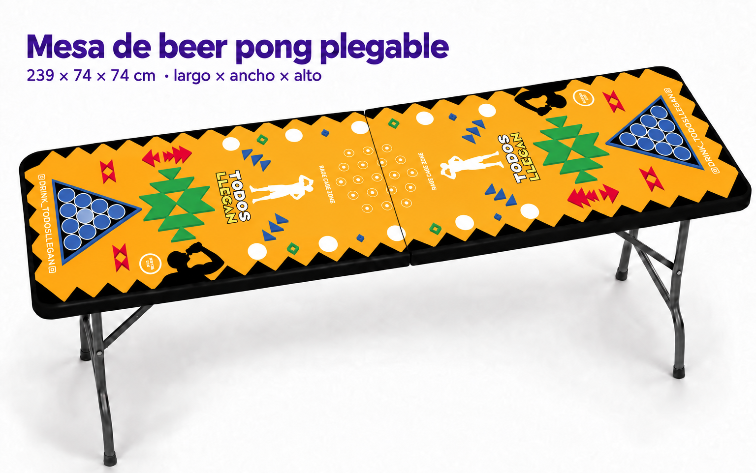 Mesa Beer Pong Todos Llegan
